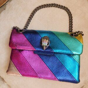 💕 Kurt Geiger Mini Kensington – Sparkly Quilted Crossbody 💕